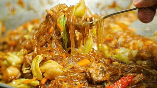 Sotanghon Guisado Recipe 🍜🐔🥕 Sauteed Vermicelli Noodles [upl. by Kciv945]