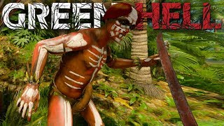 Green Hell  Giant Tribe Attacks  The Hidden Grail  Green Hell Gameplay [upl. by Solnit756]