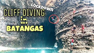 ONE OF THE BEST CLIFF DIVING IN BATANGAS  Edmerlou [upl. by Merete]