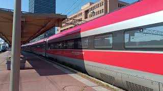 Frecciarrossa 1000  Trenitalia  Lyon Part Dieu [upl. by Eenrahc]