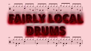 Fairly Local  Twenty One Pilots  Drums Sheet Music [upl. by Hapte]