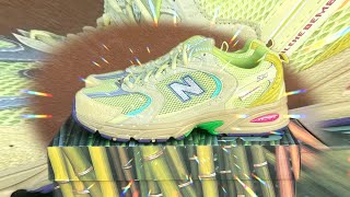 SALEHE BEMBURY NEW BALANCE 530 PROSPERITY BE THE PRIZE OFFICIAL REVIEW 😱🎬 MUST WATCH SIZE INFO [upl. by Eeldarb937]