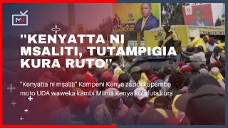 Kenyatta ni msaliti Kampeni Kenya zazidi kupamba moto UDA waweka kambi Mlima Kenya kutafuta kura [upl. by Ymerej710]