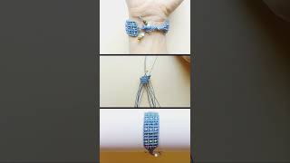 이빨빠진매듭Macrame bracelet 매듭팔찌 Kim NG604 [upl. by Dekeles]