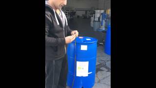 How to Install a Spigot in a 55 Gallon Closed Top Barrel [upl. by Cordeelia]