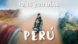 La MEJOR RUTA de 15 días por Perú 🇵🇪 Viajar a Perú por Libre [upl. by Brotherson]