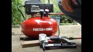 Porter Cable  Pancake Compressor  135 PSI  Demonstration [upl. by Raseta]