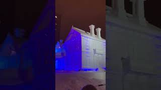 Sapporo Snow Festival 2023  This Mansion made of Snow is Crazy [upl. by Enelehcim]