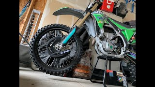 Acerbis Front Disc Brake Guard Install [upl. by Idnil280]