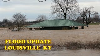 Feb 12 2019 Update Ohio River Flooding  River Rd Louisville KY [upl. by Chiles]