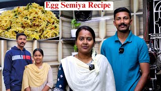 பிரியா Hair Style மாத்திடுச்சு😂  Egg Semiya Recipe  Night Dinner Vlog [upl. by Aissilem]