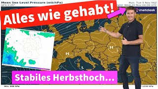 Und täglich grüßt das Herbsthoch  Nebel und Sonnenschein im Wechsel Keine Wetteränderung in Sicht [upl. by Uhile]