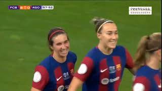 Real Sociedad vs Barcelona Womens Football 2024 [upl. by Aihtela]