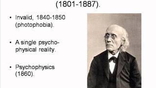 Gustav Fechner and Psychophysics HPsy 44 [upl. by Aivun220]