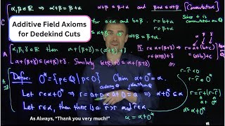 Field Axioms for Addition of Dedekind Cuts [upl. by Hew82]