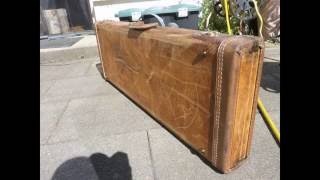 Fender custom vintage relic GampG tweed case aging part 2 scratches and relic [upl. by Adnohral]