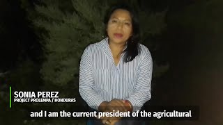 Climate change solutions from women in Honduras Sonia Perez [upl. by Cindelyn]