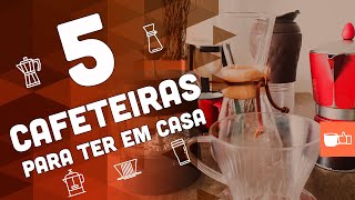 5 cafeteiras para ter em casa  Café Com Like [upl. by Gustaf636]