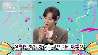 Lee Sang Yeob Getting Married 👰🏻🤵🏻  Omniscient Interfering View [upl. by Ajam952]