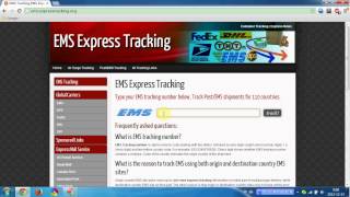 Track your EMS Express on ExpressTrackingorg [upl. by Eahsed]