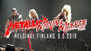 Metallica and Michael Monroe Dead Jail or Rock N Roll 952018 [upl. by Ahsiuqat]