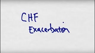 EM Ed  Approach to CHF Exacerbation [upl. by Burne293]