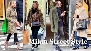 Milan Street Style February Edition 2024  Stylish Italian Outfit and Fashionable Looks for Winter [upl. by Mccready]