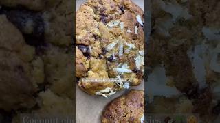 Tropical cookies 🥥🌴🍪chocolatechipcookies bakingtherapy toryjojo shorts coconut food fyp [upl. by Gathard]