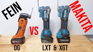 Faceoff Fein Multimaster Vs Makita Starlock Multitools [upl. by Kurzawa]