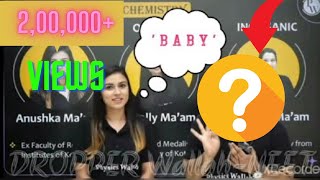 Anushka Mam Calls BABY in Live Class 😱 🤣Anushka Mam Physicswallahfunnyphysicswallahalakhpandey [upl. by Jourdan]