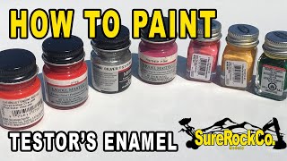 PAINT TESTORS Enamel Model Master [upl. by Leandra]