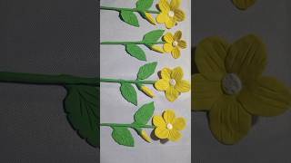 How To Make Amazing Flower By Clay amazingcraft shortsvideo [upl. by Airrej]