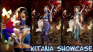 Kitana Showcase  Gear and Skins Rank 35  Mortal Kombat 1 [upl. by Gnourt]