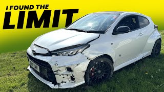 I CRASHED MY NEW GR YARIS [upl. by Jankell]