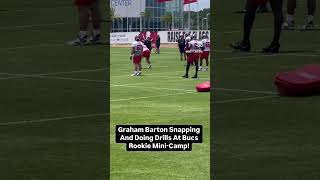 Graham Barton Snapping At 1st Bucs Rookie MiniCamp Practice [upl. by Whitver]