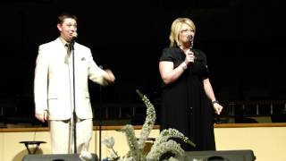 Josh amp Ashley Franks sing Wake The Town [upl. by Ide]