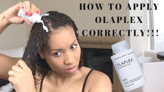 HOW TO  Apply OLAPLEX No 3 To Your Hair  DEMO [upl. by Velick891]