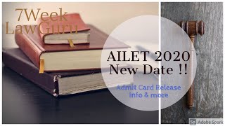 BIG UPDATE  AILET 2020 New Date Announced  Latest News🔥🔥🔥🔥 [upl. by Tolman]