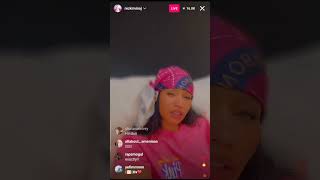 Nicki Minaj Instagram live — after Thanksgiving dinner  11242023 [upl. by Claudy]