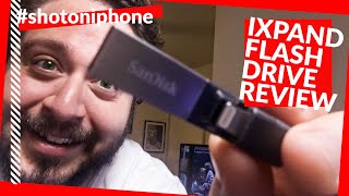 SanDisk iXpand Flash Drive for iPhone YouTube Creator Workflow [upl. by Wende859]