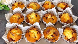 Je Cherchais Cette Recette de Muffins Depuis Longtemps Muffins très Moelleux et très Savoureux 🤤 [upl. by Alcot]