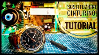 Tutorial mettiamo un nuovo cinturino deployant allo Yazole Watch cinturino a farfalla AliExpress [upl. by Robbin62]