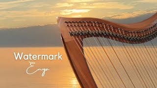 WATERMARK by Enya lever harp Anne Crosby Gaudet [upl. by Nnyleuqaj]