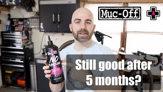 Mucoff No Puncture tubeless sealant  5 month check  Longevity [upl. by Ahsiened]