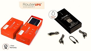 Resonate RouterUPS CRU12V2 Power Backup for WiFi Router  UPS Router [upl. by Willa]