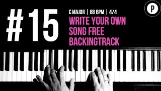 15 Write Your Own Song Free Backingtrack [upl. by Ninon212]