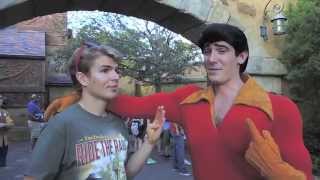 Gaston tells Tommy about Belle and the Beast Disney World 2014 [upl. by Aileen]