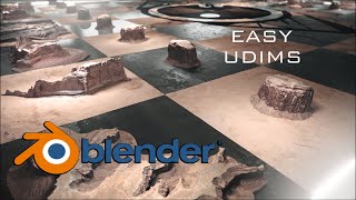 Quick UDIMS in Blender [upl. by Emelyne]