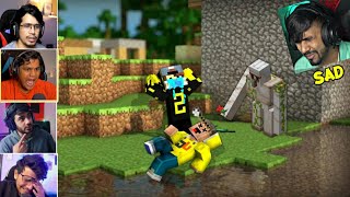 Sad moments in Minecraft 🔴 techno gamerz bbs mythpat gamerfleet yessmartypie [upl. by Eileek403]