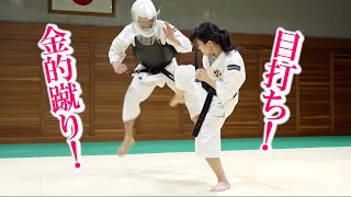 Attack the eyes and kick to the groin at the same time【Shorinji Kempo】 [upl. by Diad]